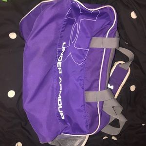 Purple Under Armour Duffle